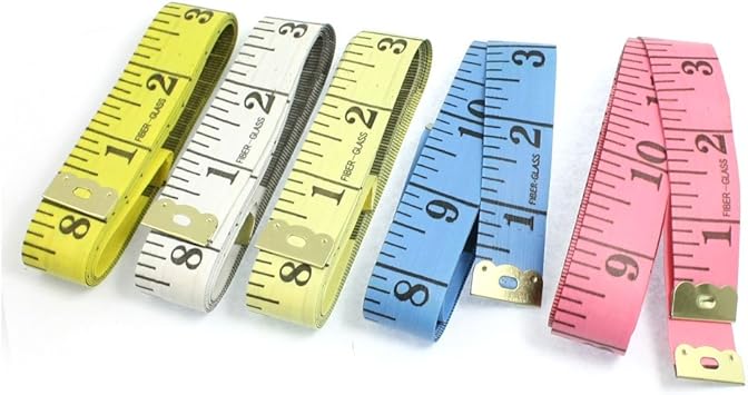 Amazon Com Uxcell Cinta Metrica De Fibra De Vidrio 59 1 In 60 Pulgadas 5 Unidades Home Improvement