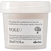 Davines VOLU/Conditioner Detangles, Enhances Shine For Fine Hair 8.5 Fl Oz | Fast-acting weightless formula. Restores softness for effortless fullness, volume &amp; natural movement. Easy styling.