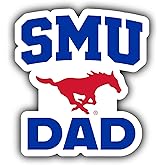 Southern Methodist University 4-Inch Proud Dad Die Cut Decal Officially Licensed Collegiate Product