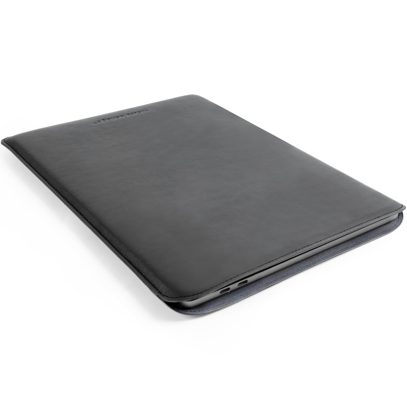 Photo 1 of 13 Inch Laptop Sleeve, Nappa Leather Protective Laptop Case Cover Compatible with MacBook Air M4 2025-2018 & MacBook Pro M2 2022 M1 2020-2016 (Charcoal Gray, 13 Inch MacBook Air/Pro)