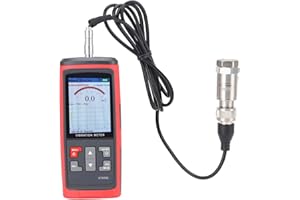 Sanpyl Digital Color LCD Vibration Meter Analyzer for Monitoring Motors, Engines, Pumps, and Fans ABS Material