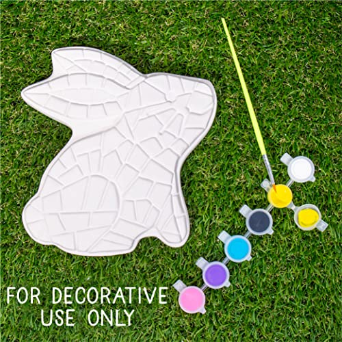 Creative Roots Paint Your Own Bunny Garden Stone, Craft Kits, Kids