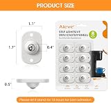 Aieve 8 Pack Small Appliance Rollers Self Adhesive Caster Wheels 360° Swivel view 6