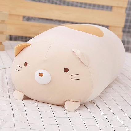 EDTara 28CM Soft Cute Cotton Pillow Plush Toy Doll Cushion for Valentines Day and Birthday Cat 28cm