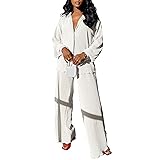 kaimimei Wide Leg Pants Sets Women 2 Piece Outfits