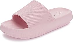 BRONAX Slides for Women Summer EVA Open Toe Pillow