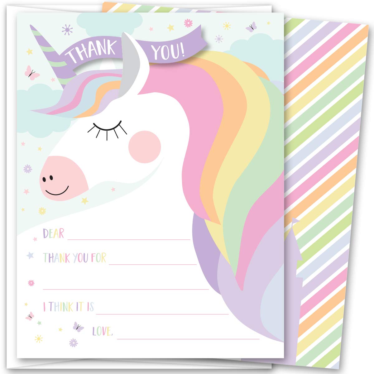 koko paper co magical unicorn fill in the blanks thank you