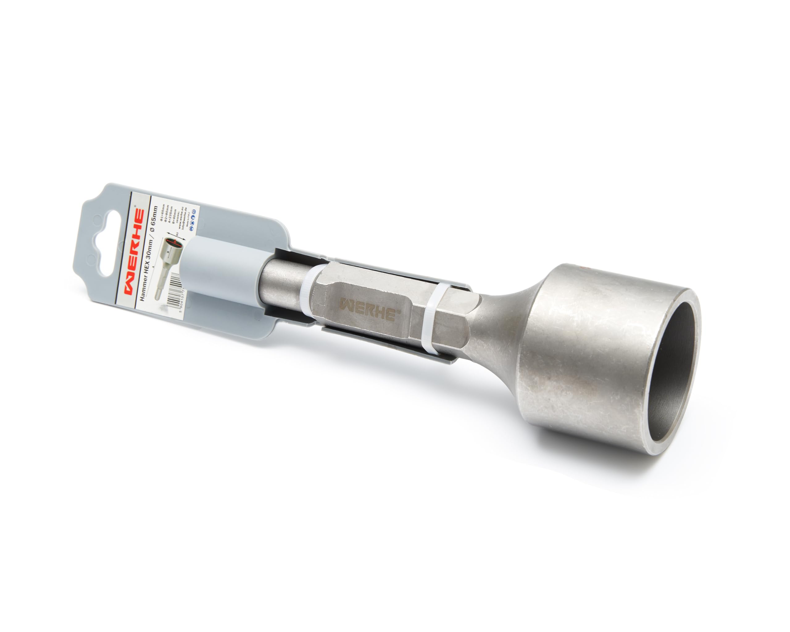 WERHE ® 65 A 65x80x235mm Jack Hammer Star Picket Post Driver Chisel Bit for Demolition Jackhammer Breaker