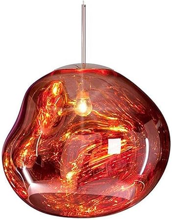 SPG Moderne Unregelmäßige Glas Anhänger Licht Kronleuchter Lava Lampe