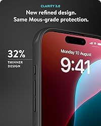 Mous for iPhone 16 Pro Clear Case MagSafe