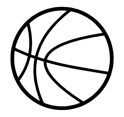 Sassy Stickers Baloncesto Blanco Deportes Adhesivo Decorativo para ...