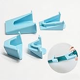 YICBOR 4PCS/Set Jelly Roll Fabric Tube Maker for Fabric Roll Rugs, Bias Tape Maker Kit Quilting Tools for DIY Sewing