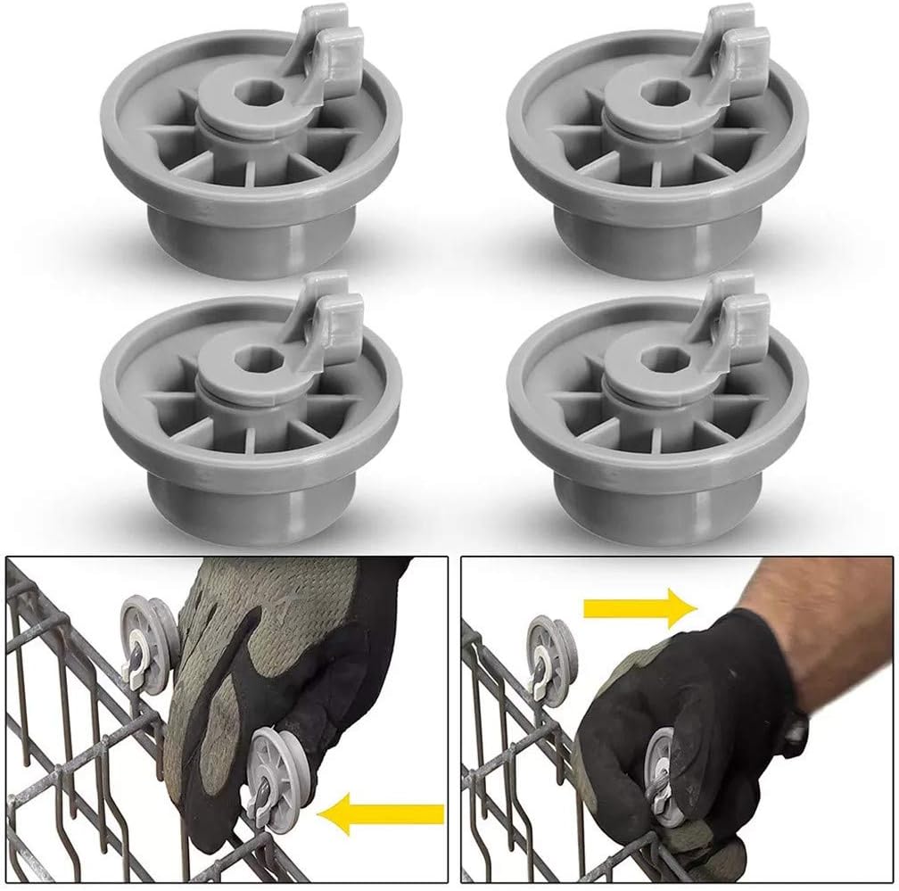 bosch dishwasher lower basket wheels