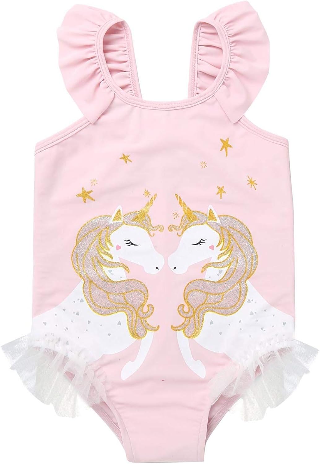 Mädchen Badeanzug Mit Auftrieb - Schwimmhilfe Für Kinder 2-6 Jahre, Schnelltrocknend