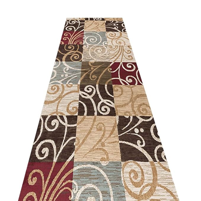 Alfombra Runner Lavable en la Lavadora No se desvanecen Poliéster ...