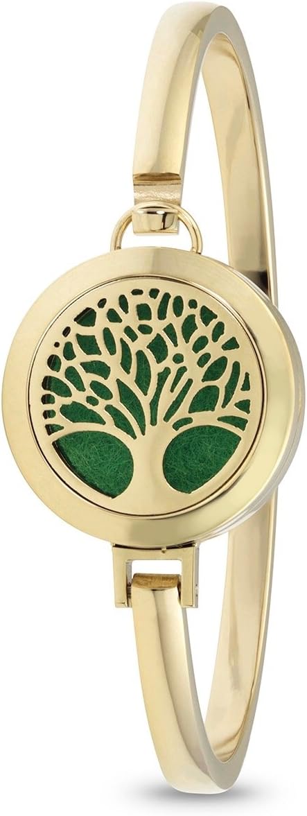AromaLove London Tree Of Life Diffuser Bracelet (Gold)