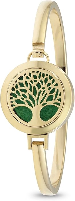 Tree of Life Diffuser Bracelet (Gold)