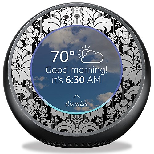 Click Here to See More Images Skin for Amazon Echo Spot - Floral Retro| MightySkins Protective, Durable, and Unique Vinyl Decal wrap cover | Easy To Apply, Remove, and Change Styles | Made in the USA