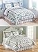 Collections Etc Summer Breeze Floral Lattice Reversible Lightweight Quilt - Seasonal Décor, Green, Full/Queen