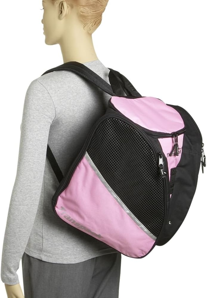 Transpack Solid Color Ice Skate Backpack - Black One Size : Ice Skating Bags : Sports & Outdoors