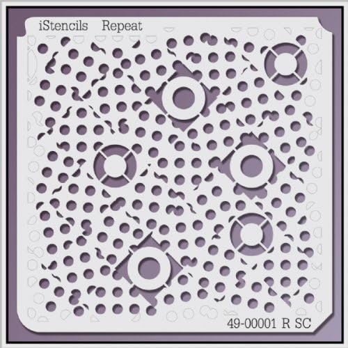 iStencils Repeat Wall Stencil 49-00001 R SC 5 X 5”