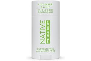 Native Whole Body Deodorant Stick Contains Naturally Derived Ingredients, Deodorant for Men and Women | 72 Hour Odor Protection, Aluminum Free with Coconut Oil and Shea Butter | Cucumber & Mint