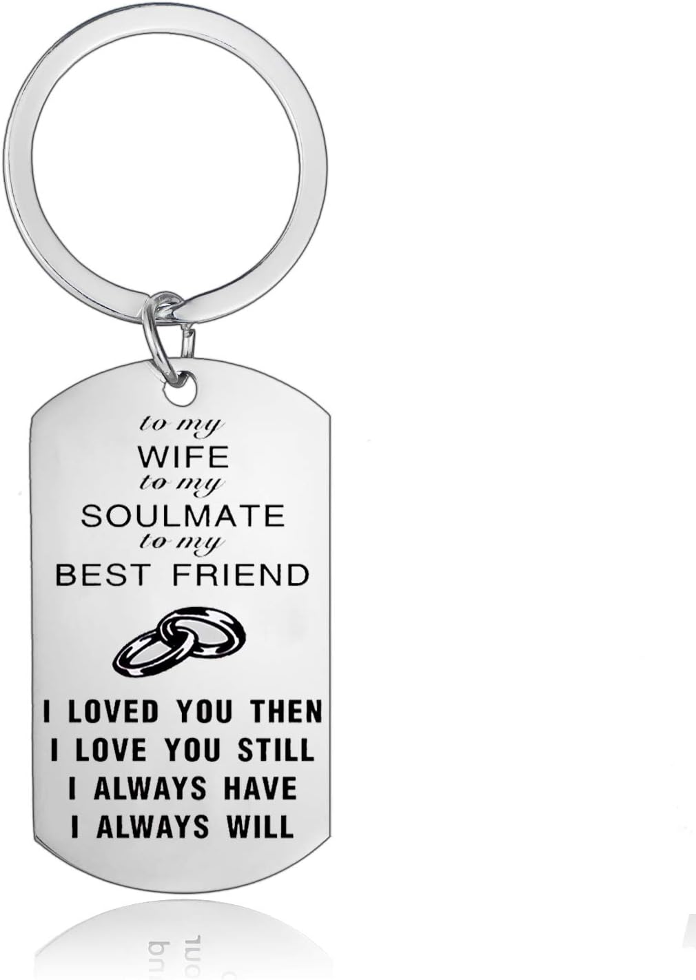 to my wife keyring