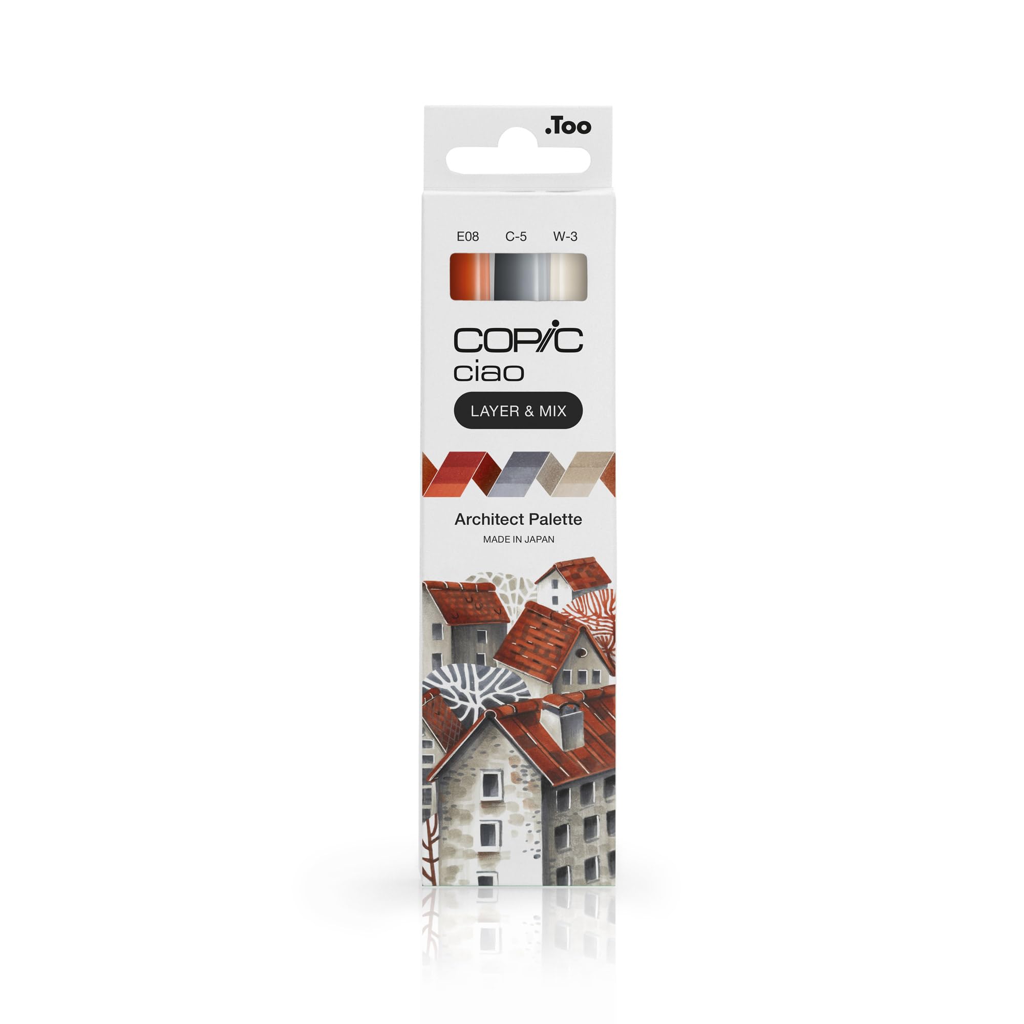 COPIC Ciao Layer & Mix Set Of 3 Pens Architect Palette Markers, Craft, Colouring, Graphic, Highlighter, Design, Anime Manga