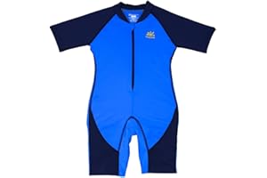 Nozone Bahia Kids Sun Protective One-Piece Swimsuit for Boys, Quick Drying, UPF 50+