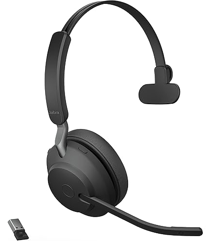 Amazon.com: Jabra Evolve2 65 Wireless Headset Mono MS
