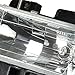 DNA MOTORING HL-OH-C10-CH Headlight Assembly, Driver and Passenger Side,Chrome, Compatible with 92-99 Chevy GMC C/K 1500 2500 Suburban Yukon
