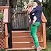 The Stair Barrier - Bannister-to-Bannister Indoor/Outdoor Baby/Pet Gate, Wide - Black, Wide