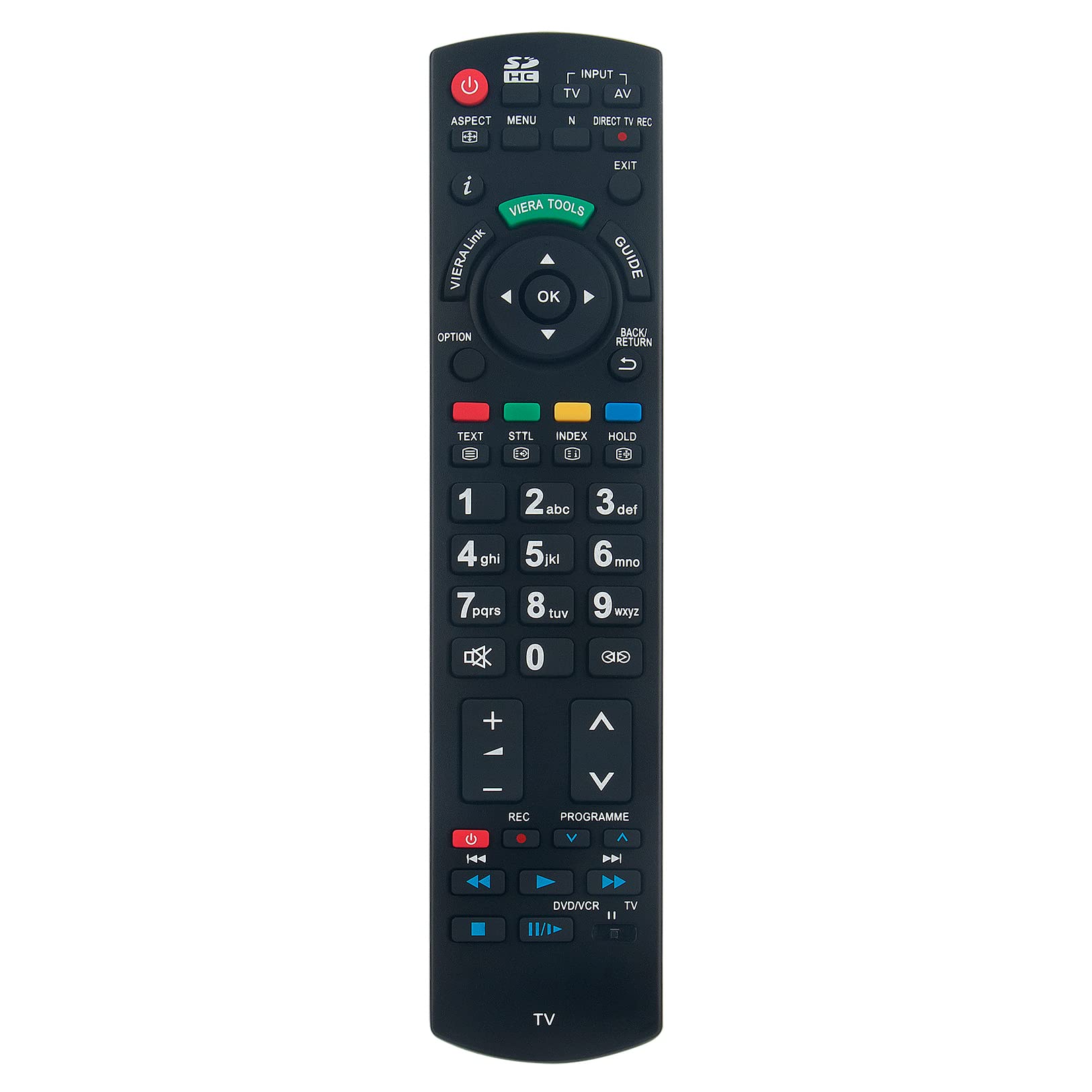 VINABTY N2QAYB000428 Replacement Remote Compatible with Panasonic Plasma Viera TV TX-L32G10B TX-L37G10B TX-P46G10B TX-P42G10B TX-P50G10B