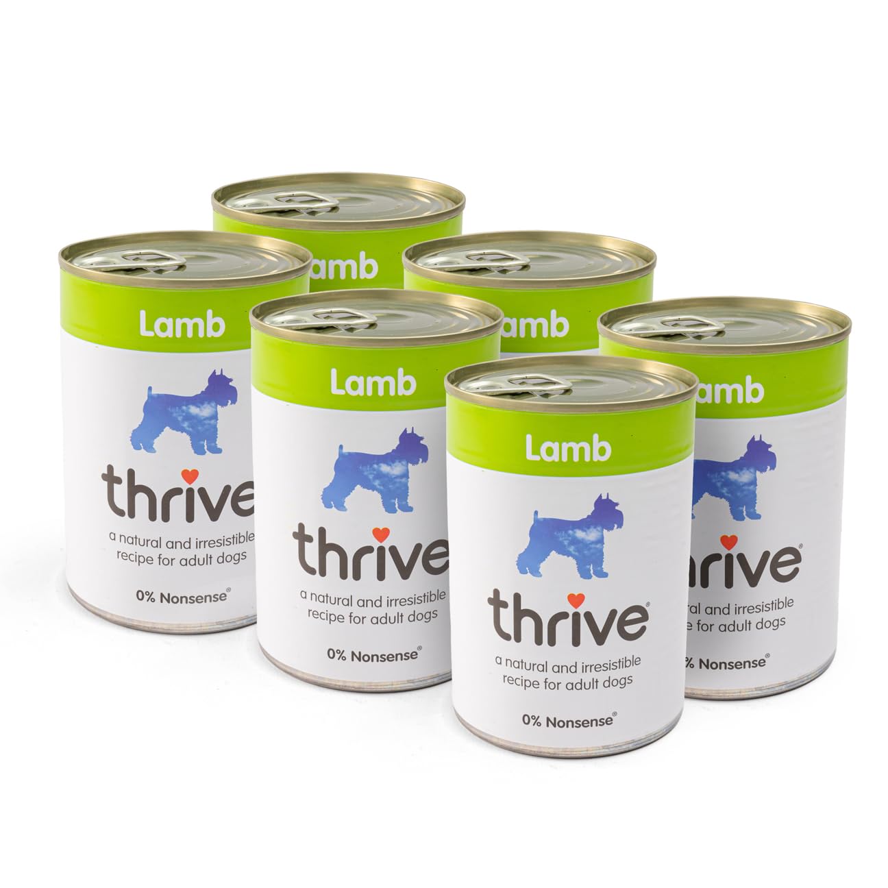 Thrive dog food - Lamb 395g (Pack of 6)