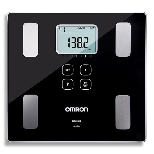 OMRON Body Composition Monitor and Scale Track Muscle Mass Loss/Gain