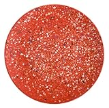Zak Designs Confetti Melamine Salad Plates, 9-Inch, Red, Set of 6