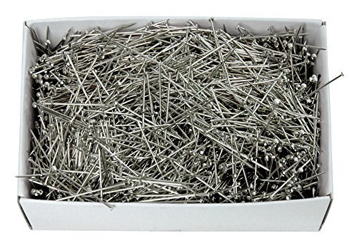School Specialty Bulk Pack Steel Dressmaker Pin, Size 17, 1-1/16 in