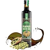 Gourmanity Organic Cold Pressed Styrian Pumpkin Seed Oil, Austria, 16.9 oz | PGI certified single origin, gently roasted then unrefined, vegan. Deep nutty finishing oil for salads, soups and egg dishes