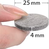X-Protector Chair Pads 48 Pcs Felt Furniture Floor Protectors 25mm view 5