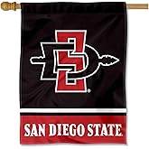 San Diego State Aztecs Wordmark Logo House Flag Banner