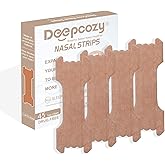 DeepCozy Nasal Strips for Snoring, 45 Pieces Extra Strength Nose Strips for Breathing, Nasal Congestion Anti Snoring Strips for Men Women Better Sleep, Exercise & Travel(Tea)