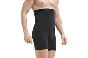 TELEWEE Mens Shapewear Tummy Control Shorts Compression, Slimming Body Shaper Boxer Briefs Underwear