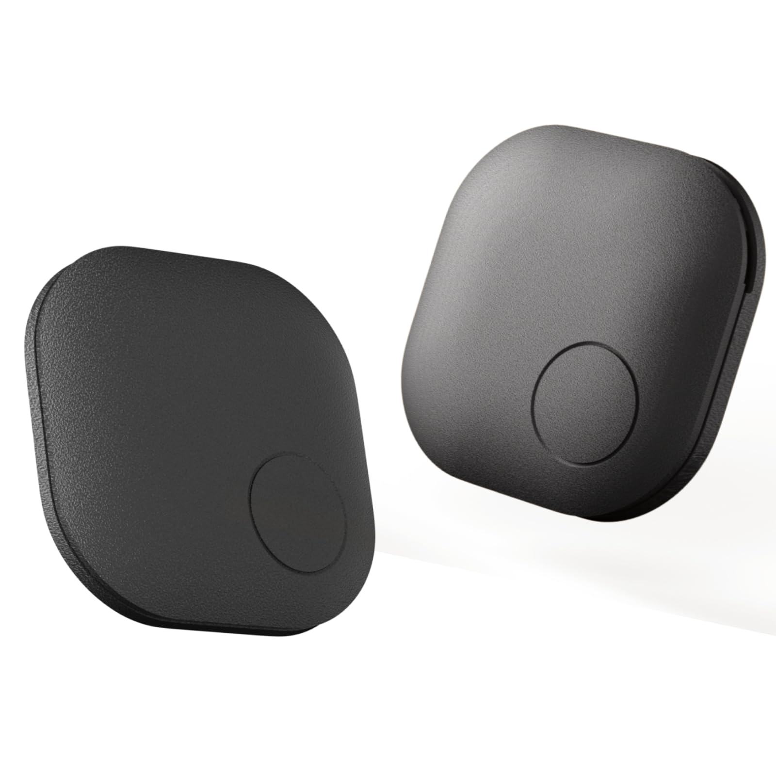Nutale Tag Bluetooth Tracker Item Finder 2PCS - Works with Find My (iOS Only) - Smart Tracker Key Finder Locator (Not for Android) for Keys Luggages Bags Suitcases Wallets (2-Black)