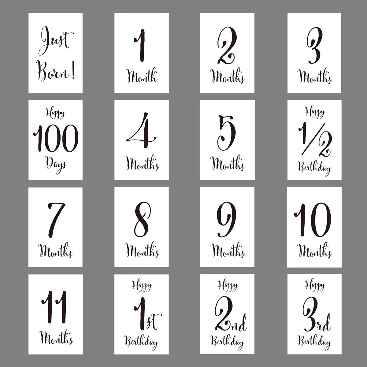 Amazon 月齢カード シンプル 3歳まで ベビーマンスリーカード 月齢フォト用 ベビーダイアリー 育児日記 ベビー マタニティ 通販