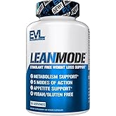 EVL Weight Loss Support Pills - Premium Multipurpose Appetite Metabolism and Fat Loss Support for Men and Women - LeanMode with Green Coffee Bean Extract CLA and Garcinia Cambogia - 50 Servings