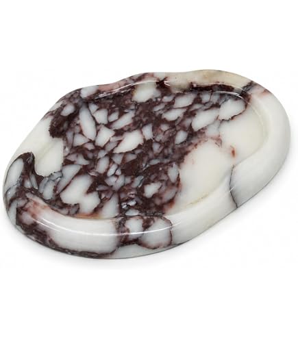 A&B の「Alvada Decorative Marble トレー Amazon.com: Artisanal Abode Small Marble Vanity Tray for Jewelry