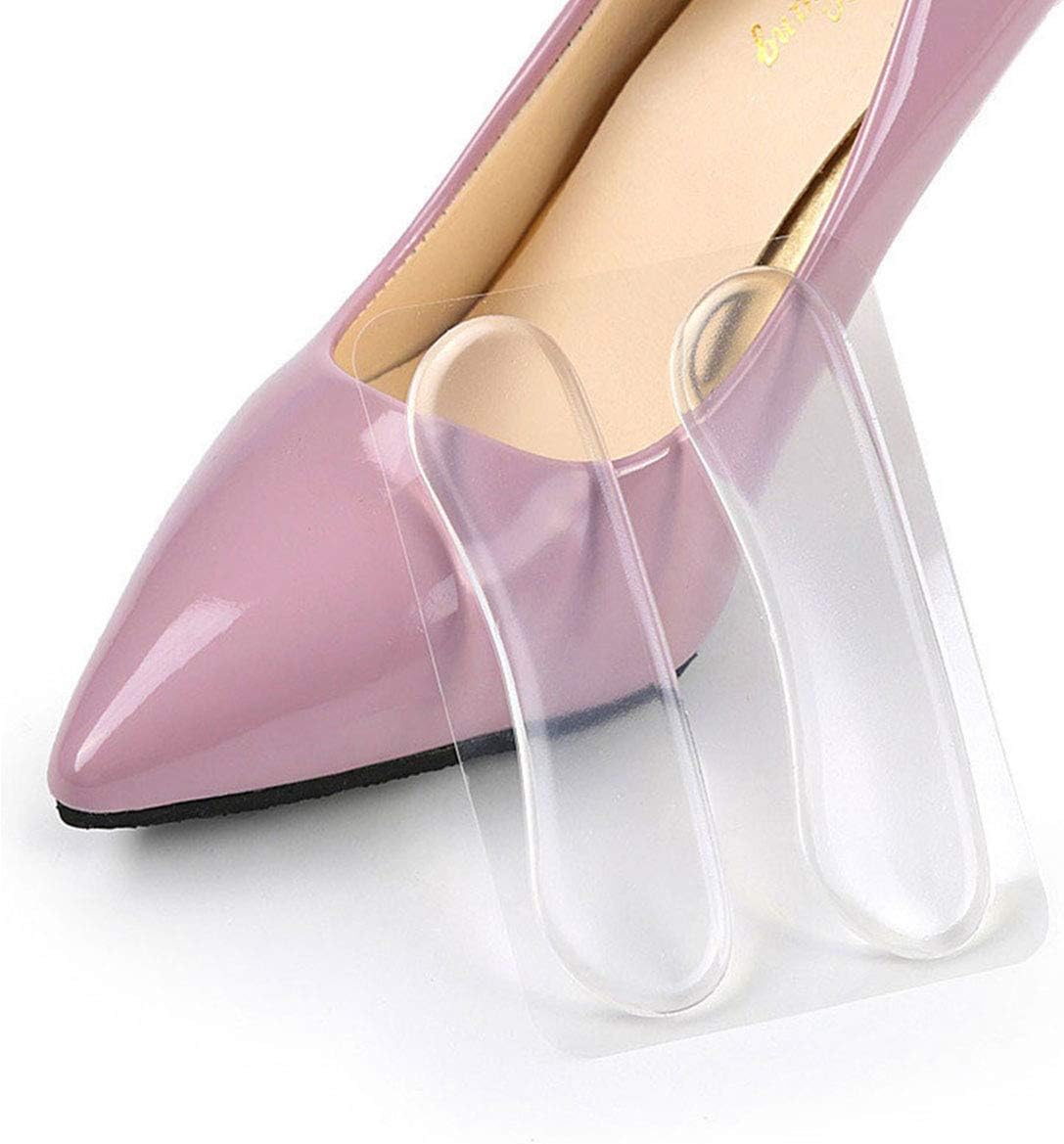 Gel Heel Liner by Pedimend, Silicone Gel Heel Cushions, Back Grip Liner Heel Cushion, Insoles for Heel Pain, Prevent Blisters