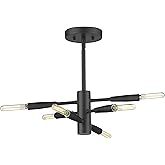 Z-Lite 6 Light Semi Flush Mount 737SF6-MB