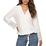 Witspace Women Plus Size Long Sleeve Linen Baggy Blouse Shirt Ladies Summer Tunic Tops