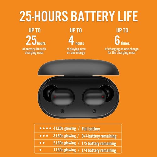 Wireless Earbuds with 800 mAh Battery Capacity, Haylou GT1 Pro